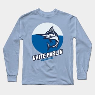 White Marlin Fishing Guide Long Sleeve T-Shirt